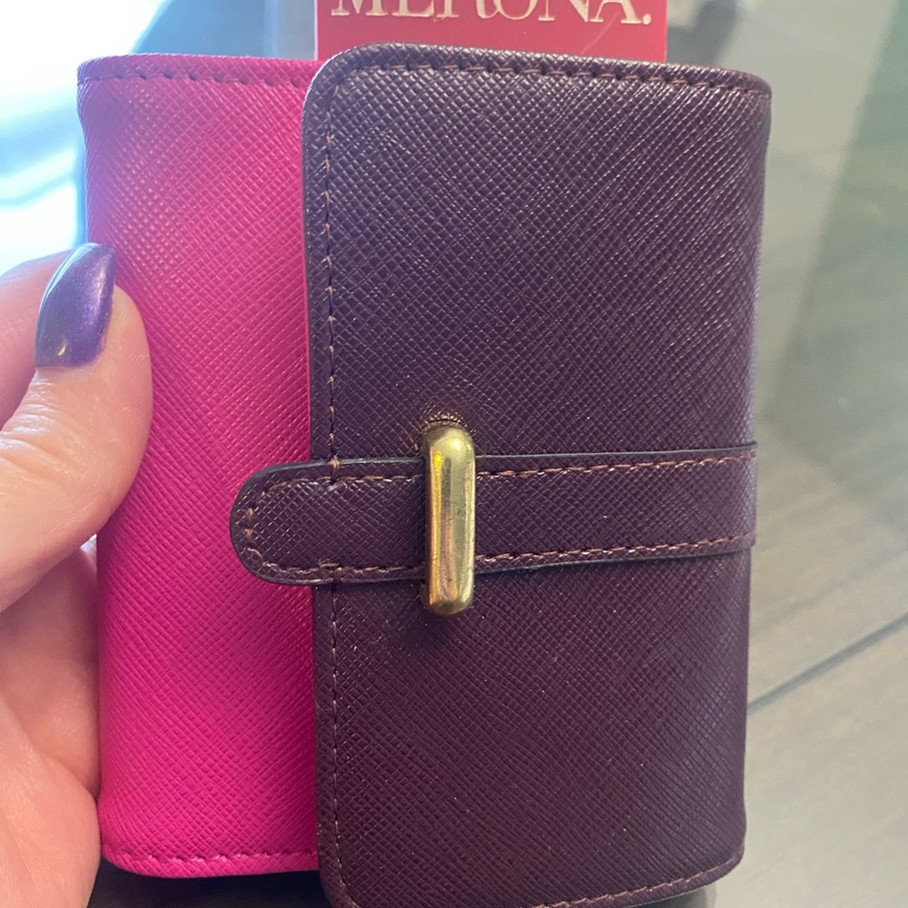 Merona Pink and Brown Key & Card Holder